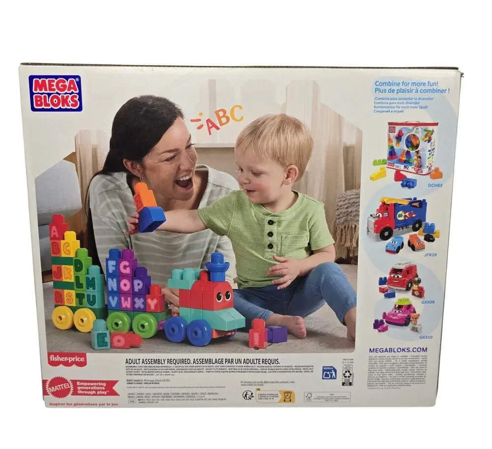 Mega Bloks Building Basics ABC Learning Train